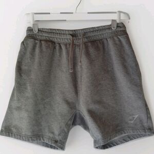 Gymshark Men's Shorts Drawstring Size Large Gray Athleisure Comfort Sweat Shorts